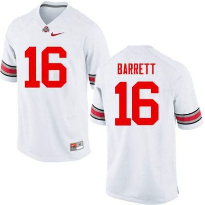 NCAA Ohio State Buckeyes Men's #16 J.T. Barrett White Nike Football College Jersey VYJ2245BJ